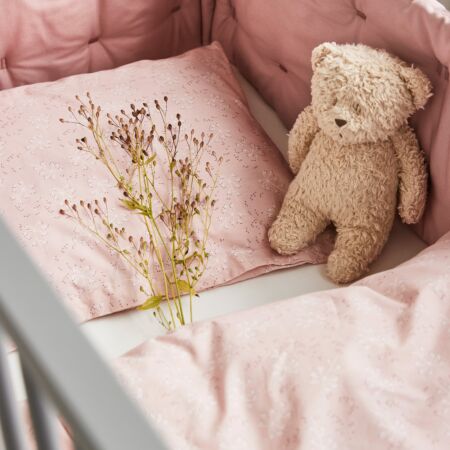 Leander baby bedding Meadow 70x100 - wood rose