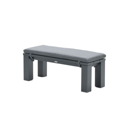 Solo bench 115,5x43xH40 - carbon black/ mystic grey