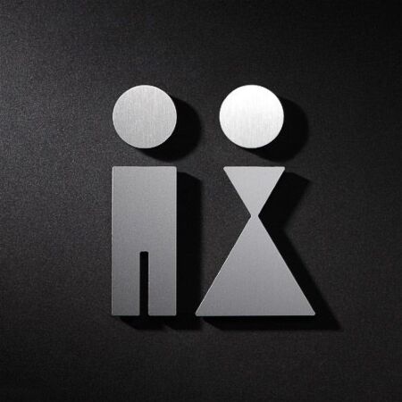 Man/vrouw pictogram Phos Design 
